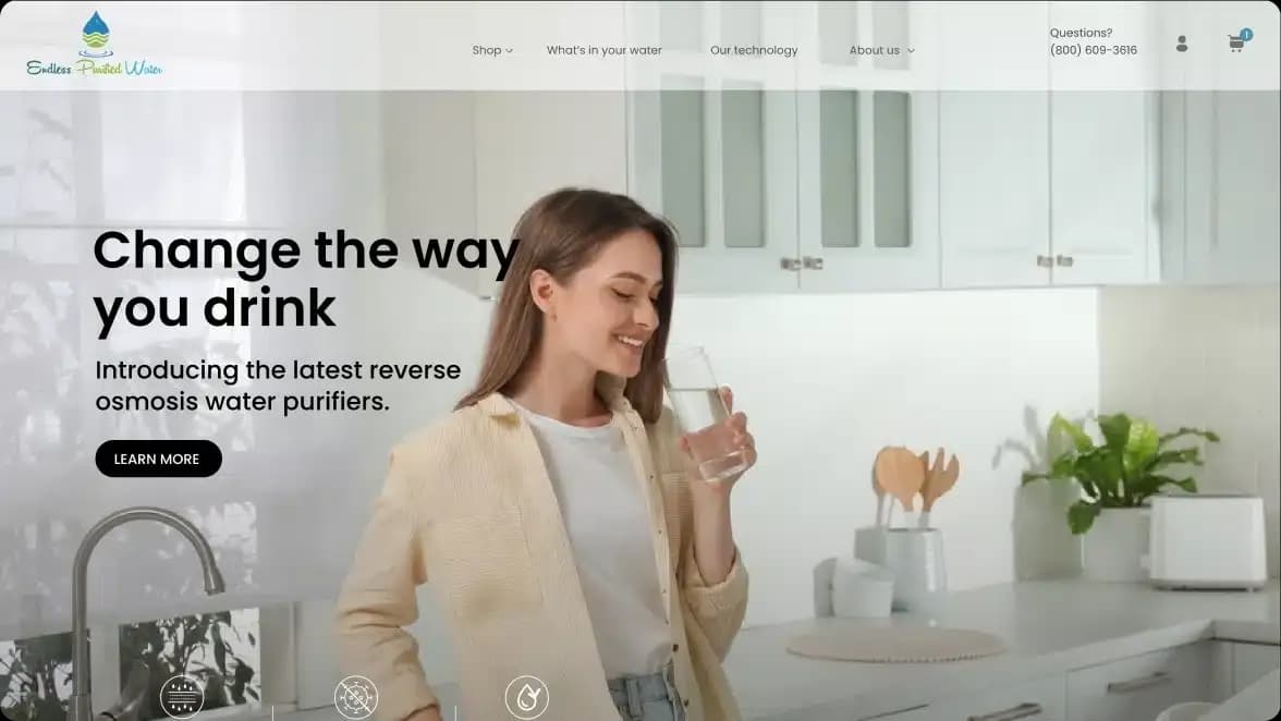 For EPW-water, we reduced the cost of e-commerce design and development